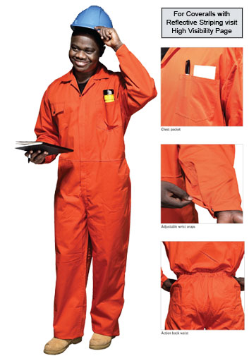 coveralls orange