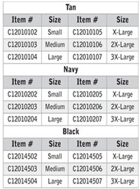 overalls winter sizing